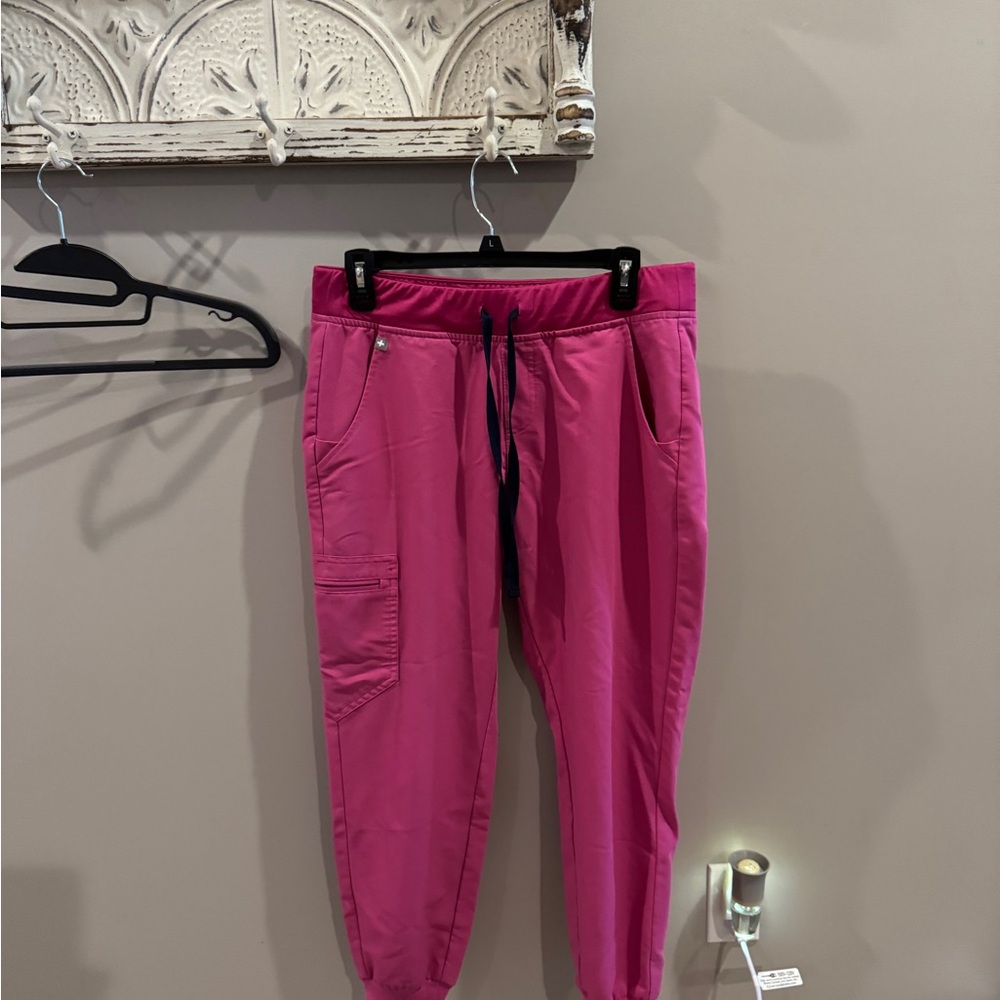 Figs Bright Pink Joggers